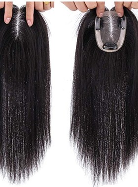 13英寸 真人发 深棕色 3'x 4'/ 7 x 10 cm 补发块