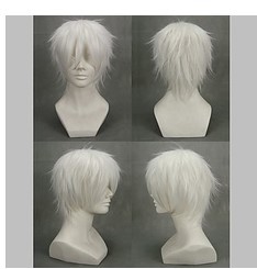白色 动漫假发  高温丝假发