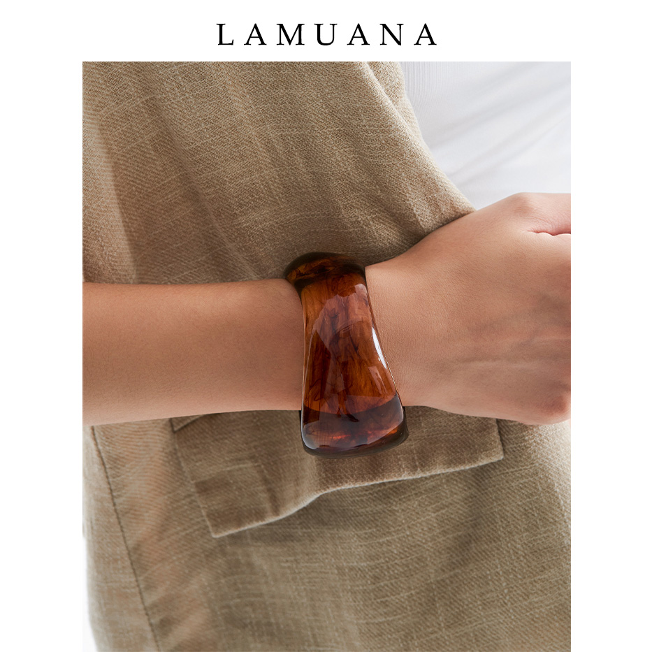 LAMUANA艺术晕染树脂手镯