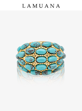 戒指lamuana天然石度假风女