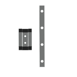 E760 Wraith F3C XL76B16 小罗模型 导轨和导轨座 XLPOWER