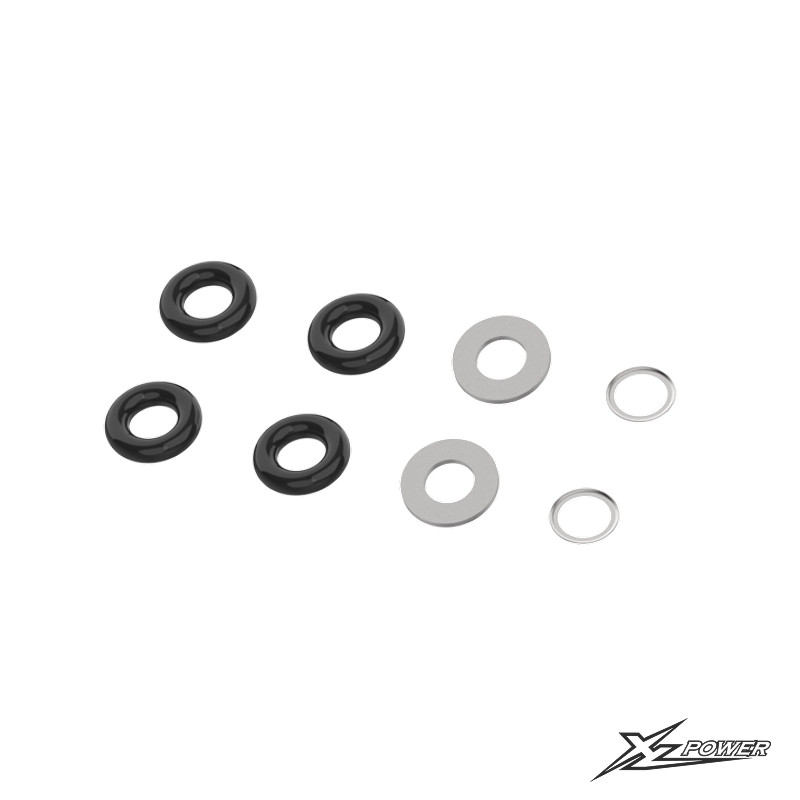 小罗模型 XLPower Stratos200 横轴胶圈90度 直升机配件 XL20H030