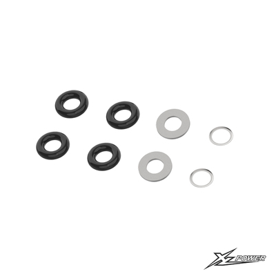 小罗模型 XLPower Stratos200 横轴胶圈90度 直升机配件 XL20H030