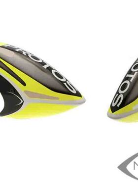 小罗模型 MSH PROTOS 700 荧光黄头罩 直升机配件 MSH71170