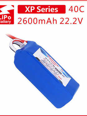 Redzone lipo 40C 2600mAh 22.2V 富力电池  MSH480电池