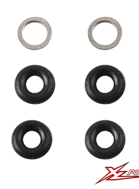 小罗模型 XLPower 520 直升机配件 尾横轴胶圈 XL52T28