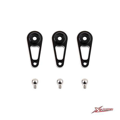 小罗模型 XLPower 700 直升机配件 金属舵机臂 XL70A04