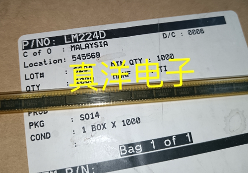 LM224D  TI  SOP 全新原装现货