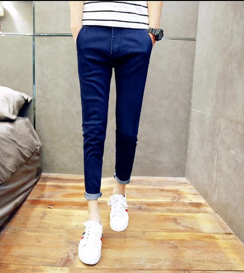 Jeans pour adolescent pieds Slim pour été - Ref 1468338 Image 1