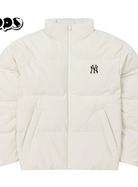 MLB正品明星同款羽绒服男女装25冬季新款短款加厚外套3ADJB2056