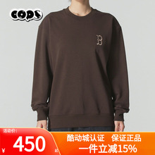 MLB男女款2025秋季新款户外舒适圆领休闲卫衣潮流套头衫3AMTM0654