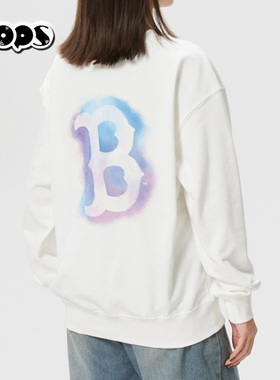 MLB运动卫衣男女情侣圆领长袖休闲宽松套头衫26春季新款3AMTB0661