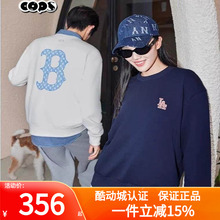 MLB卫衣男女24款复古老花logo运动宽松圆领套头衫3AMTM0844/MTM08