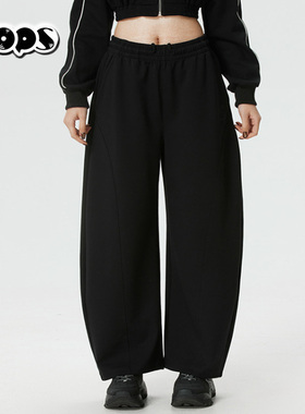 MLB26春季新款筒宽松男女裤运动休闲针织长裤阔腿裤百搭3APTB0561