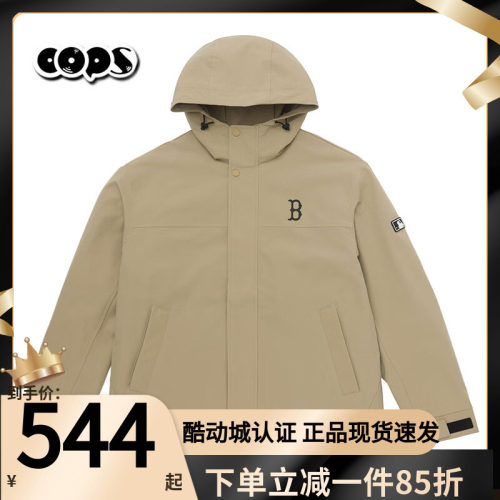 MLB冲锋衣运动服男女装26春季新款防风衣户外夹克外套潮3AWJB0161