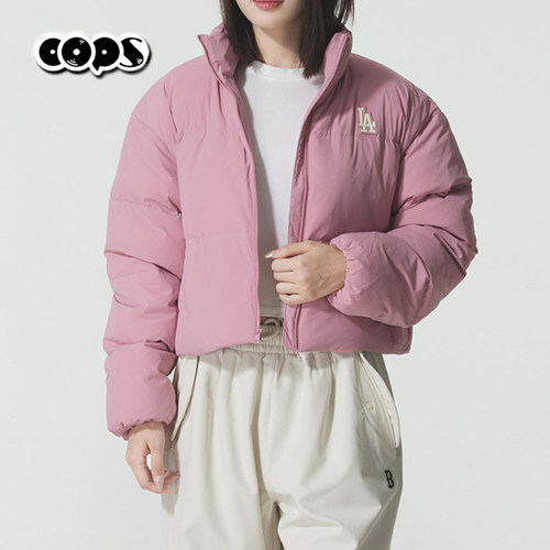 MLB女款羽绒服立领运动棉羽外套