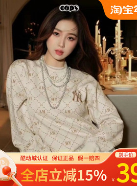 MLB男女情侣24款NY复古休闲运动套头卫衣3AMTM0141/MTM01