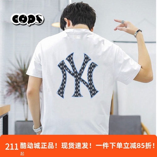 MLB老花NY大标宽松短袖T恤