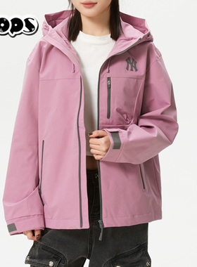 MLB官网防风衣男女装2026春季新款运动服外套情侣外套潮3AWJB0361