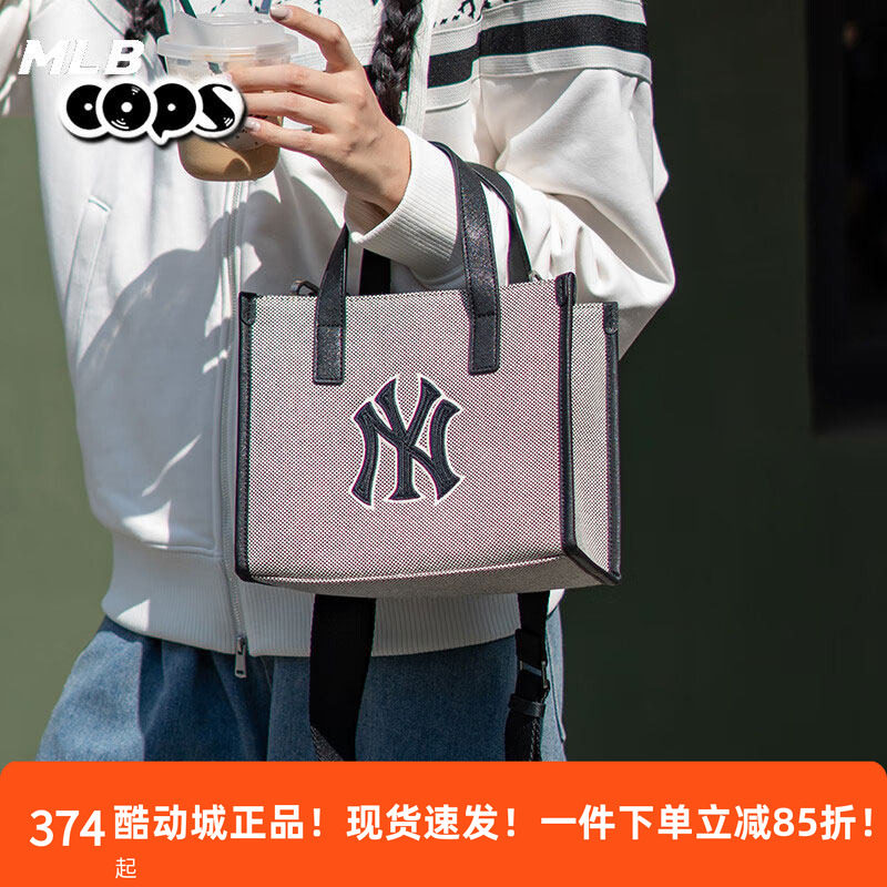 MLB男女帆布包24款NY大标手提单肩斜跨包托特包3AORS062N/ORS06图片