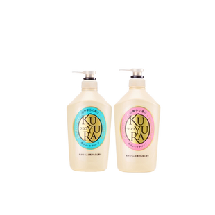 屈臣氏可悠然沐浴露套装恬静清香欣怡幽香滋润留香550ml×2