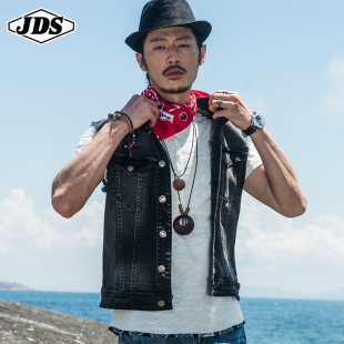 Summer denim vest sleevless, jacket, slim fit