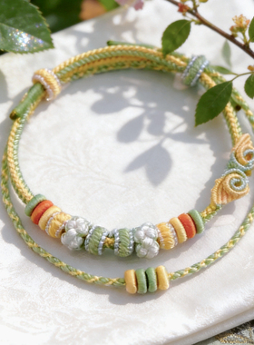 适用孔径2mm/3mm以上黄绿手绳