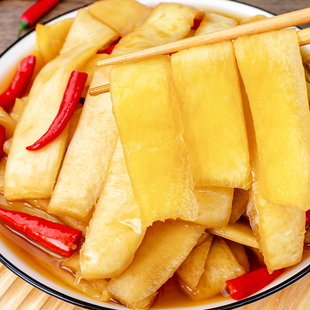 大刀萝卜皮老坛腌制爽口下饭泡菜瓶装酸辣萝卜片特产酸菜开袋即食