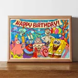 Плат -звездная празднование философия рамки хорошие друзья подарки на день рождения подарки девушки практикуют подруги специальное лечение, отправляя девушек и парня