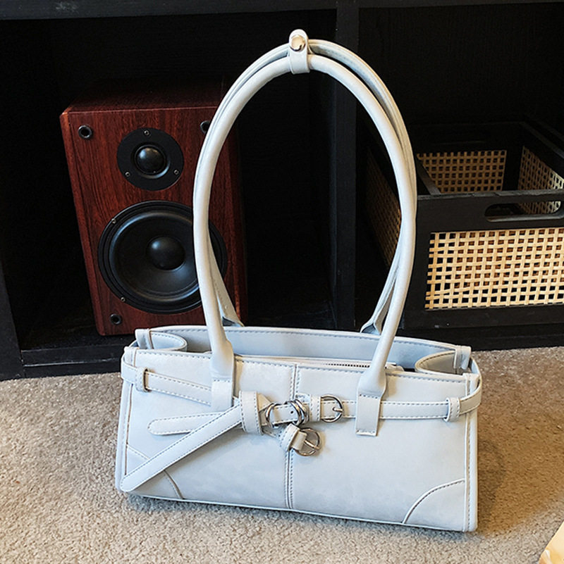 韩版时尚手提小包包女2026春季新款小众洋气单肩通勤包简约腋下包