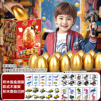 儿童男孩玩具6岁以上5岁益智拼装8至12小颗粒高级男童10积木礼物