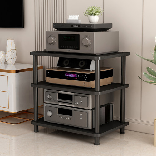 实木层板大尺寸功放机架胆机支架CD机柜解码器放大器脚架音响收纳