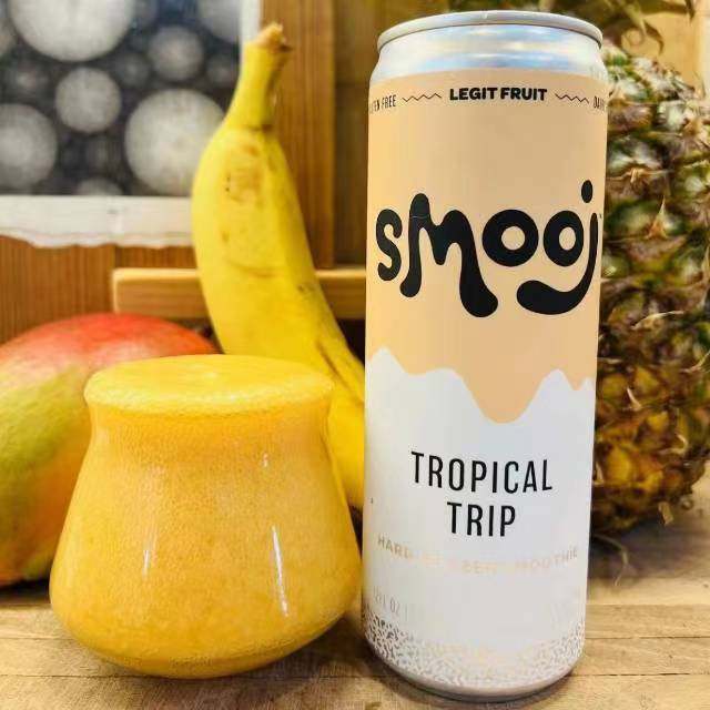 斯莫吉热带旅行果泥奶昔硬苏打