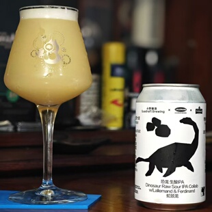 怒推！8月24产 分野酿造 恐龙 干投4种酒花 浑浊酸IPA 精酿啤酒