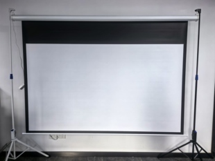 宾狗投影仪幕布100英寸16：9电动玻纤超高清