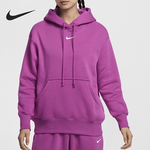 Nike耐克女款小勾加绒保暖卫衣