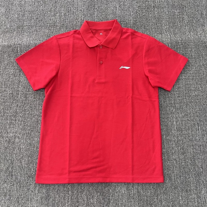 【断码捡漏】LINING李宁男女春夏透气速干红色短袖T恤翻领POLO衫,运动服/休闲服装,运动POLO衫,淘宝优惠券,粉丝福利购,淘宝优惠卷