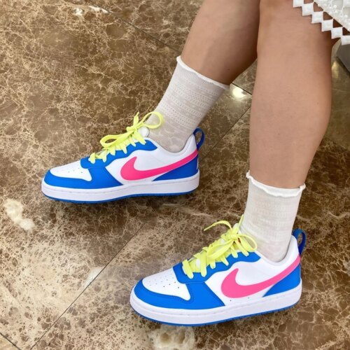 NIKE COURT BOROUGH LOW 耐克女子低帮撞色小空军板鞋 IH0644-161