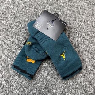 Nike耐克Jordan运动袜一双装毛巾底减震吸汗高帮篮球袜CU7914-393