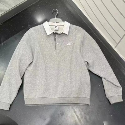 耐克男Fleece保暖白领Polo衫