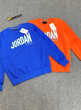 Nike耐克Jordan男子运动休闲美式篮球宽松圆领卫衣套头衫 DV7589