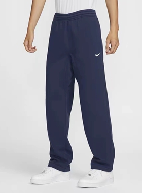 Nike男裤秋冬季新款加绒保暖针织直筒运动休闲裤 623455-010 -071