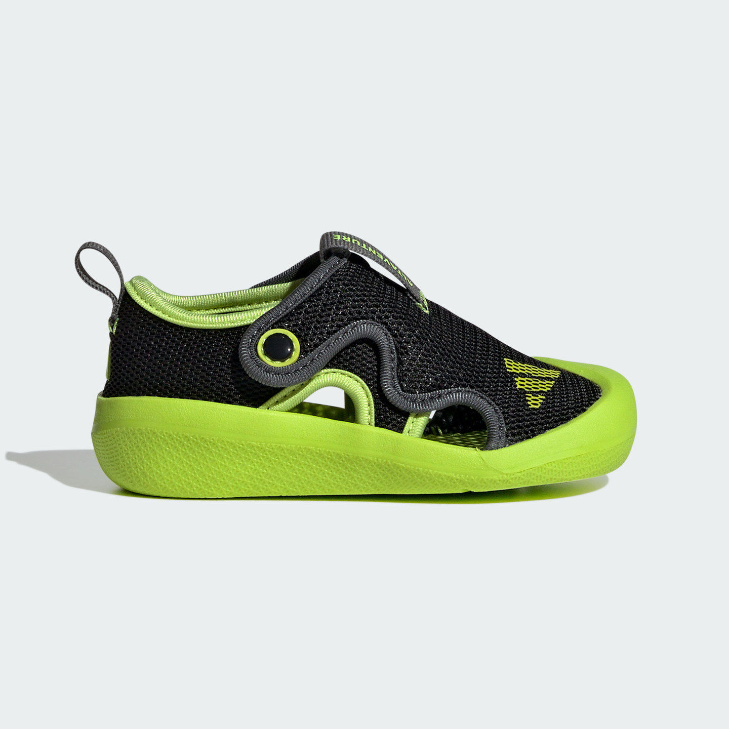 Adidas婴童小浮艇休闲包头网面凉鞋 JP5756