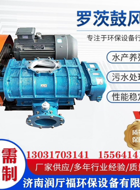 RTSR50型三叶罗茨鼓风机鱼塘增氧物料输送真空泵污水处理爆气直销