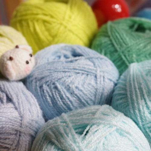 Дофаминовая шерсть маленькая медовая плоская замена средней крючки новичок вход -легкая шерсть ручной работы ручной работы