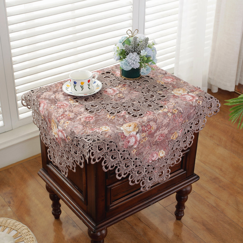 床头柜盖布桌布欧式方桌茶几布餐桌布台布轻奢高档简约现代高级感,居家布艺,床头柜盖布,淘宝优惠券,粉丝福利购,淘宝优惠卷