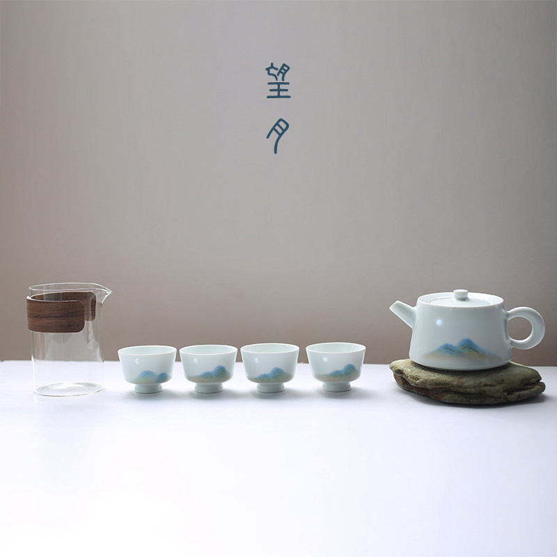 子木瓷功夫茶具中国风玲珑月茶器