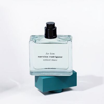 纳西索·罗德里格斯青慕香根草幕蓝蓝黑香水木质花香100ml