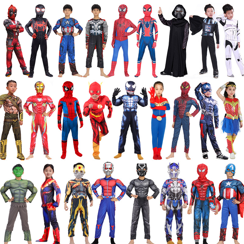 万圣节死侍cosplay服装小贱贱动漫派对演出服X战警肌肉英雄衣服