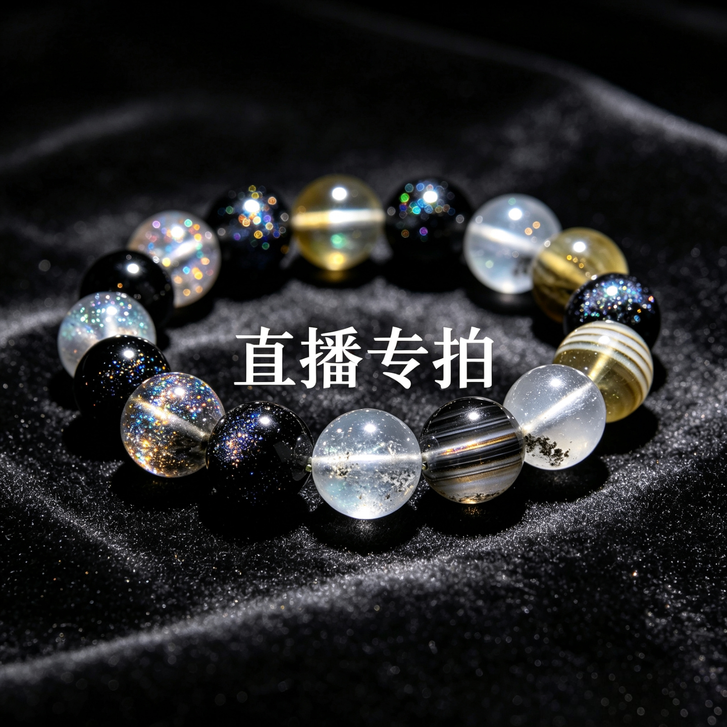 直播专拍链接~天然水晶默认微瑕 看货再下单！！！